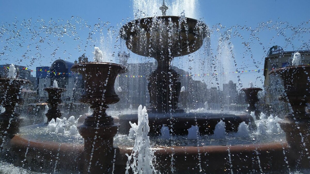     Закончится фонтанный сезон 30-го сентября.