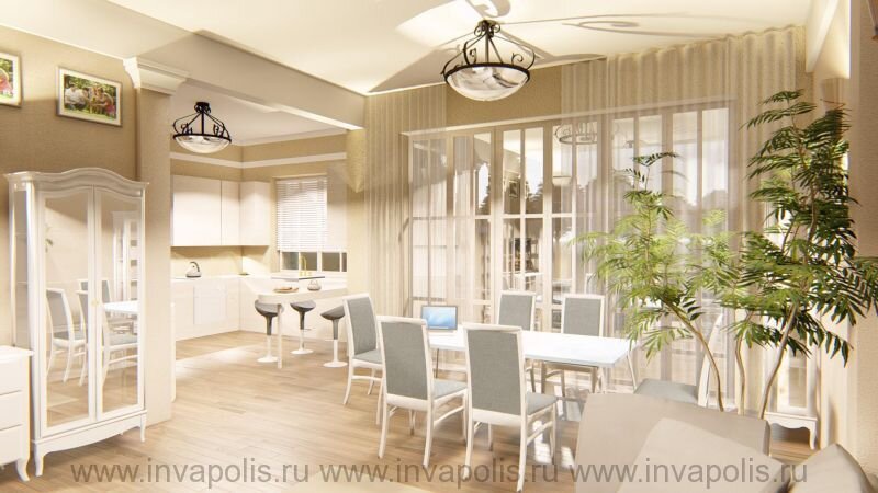 БОГОРОДСК 138 м2- проект одноэтажного дома 13х13 с 4 спальнями и ...