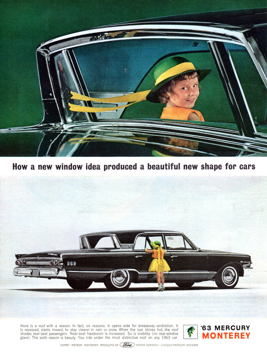 Mercury Monterey Breezeway 1963 - Сквозняк | Интересные автомобили | Дзен