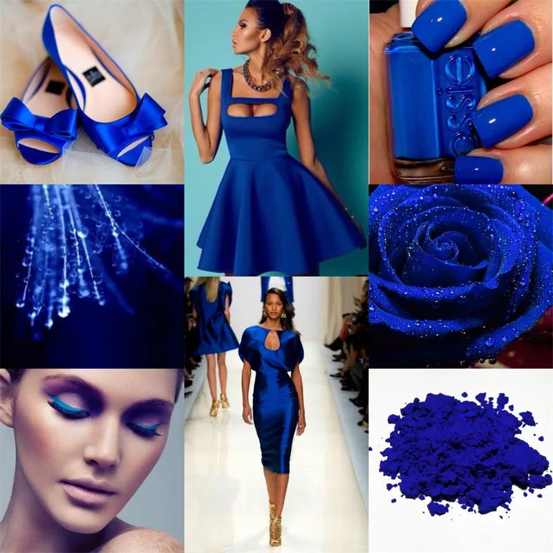 Синий цвет в одежде: 21 идеальное сочетание