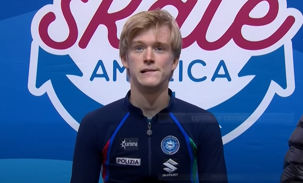 Даниэль Грассль на этапе Гран-при Skate America 2022/2023.