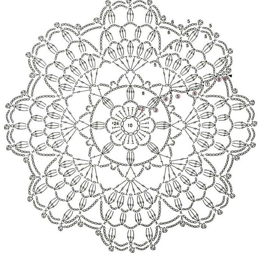 Красивая схема маленькой салфетки. Салфетки из круглых мотивов. Мини салфетки схемы. Маленькие салфетки схемы. Мини салфетки крючком.