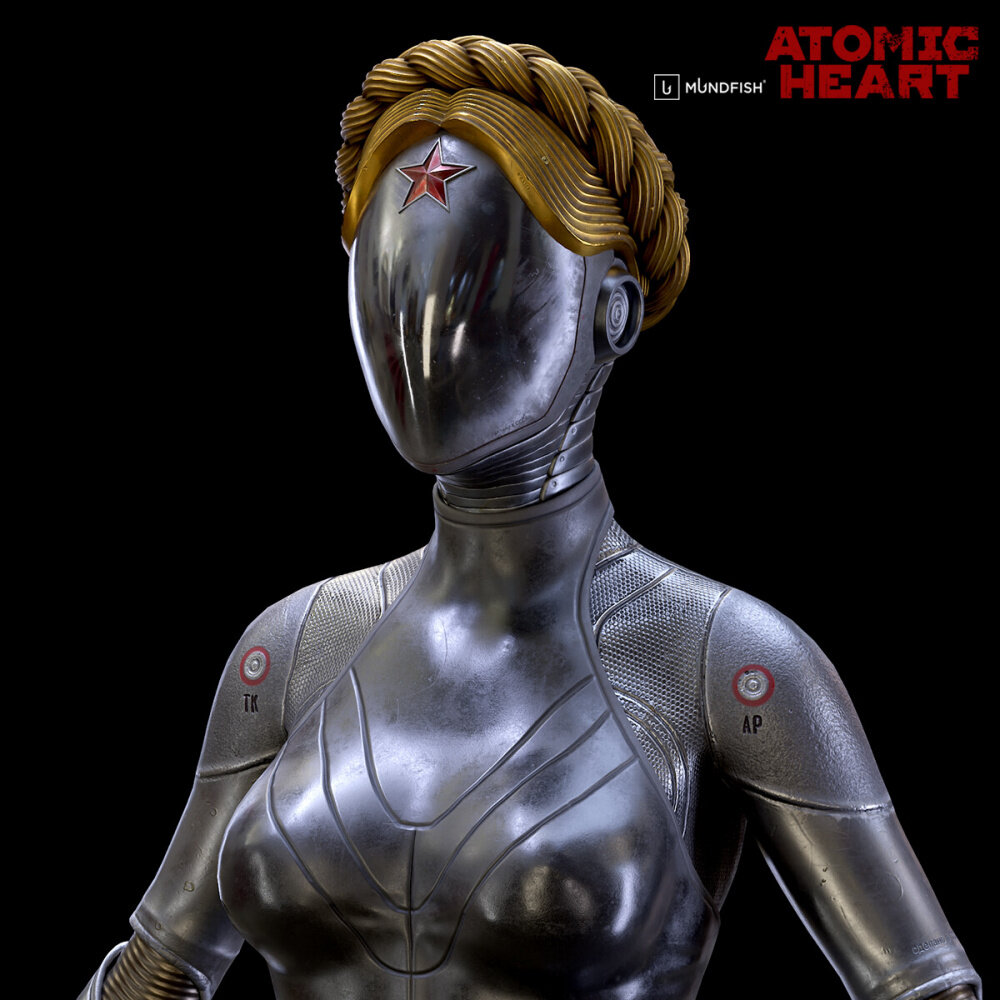 Фото наташи из атомик харт Дизайнер показал, какими были близняшки из Atomic Heart на этапе создания - с ли