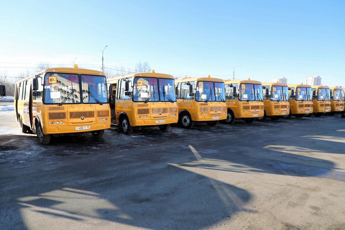    Школы Владимирской области получат 29 новых автобусов