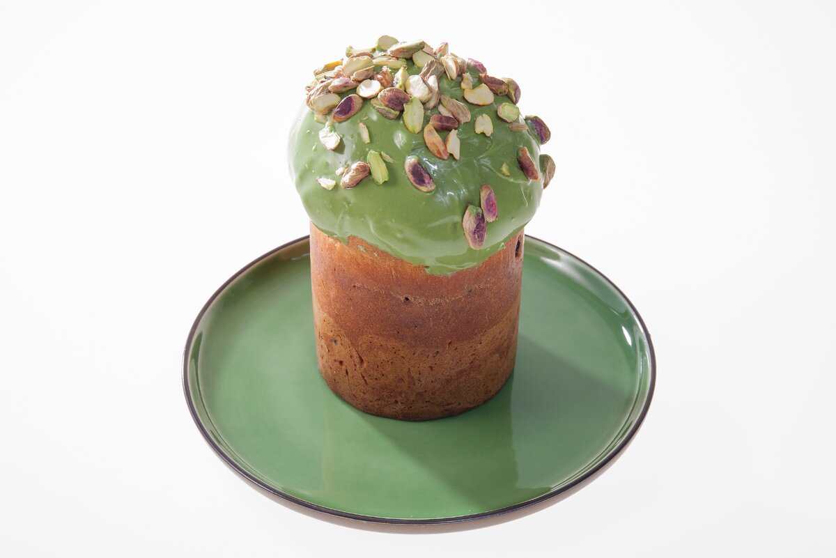    Фисташковая глазурь для кулича