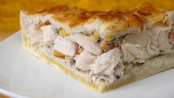    Недорого и вкусно: ленивый пирог с курицей и грибами Алина Городниченко