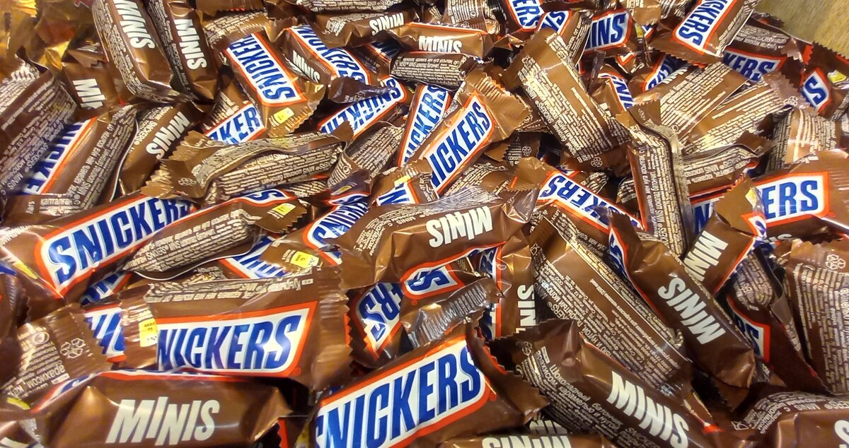 Батончики «SNICKERS» MINIS (фото автора) 