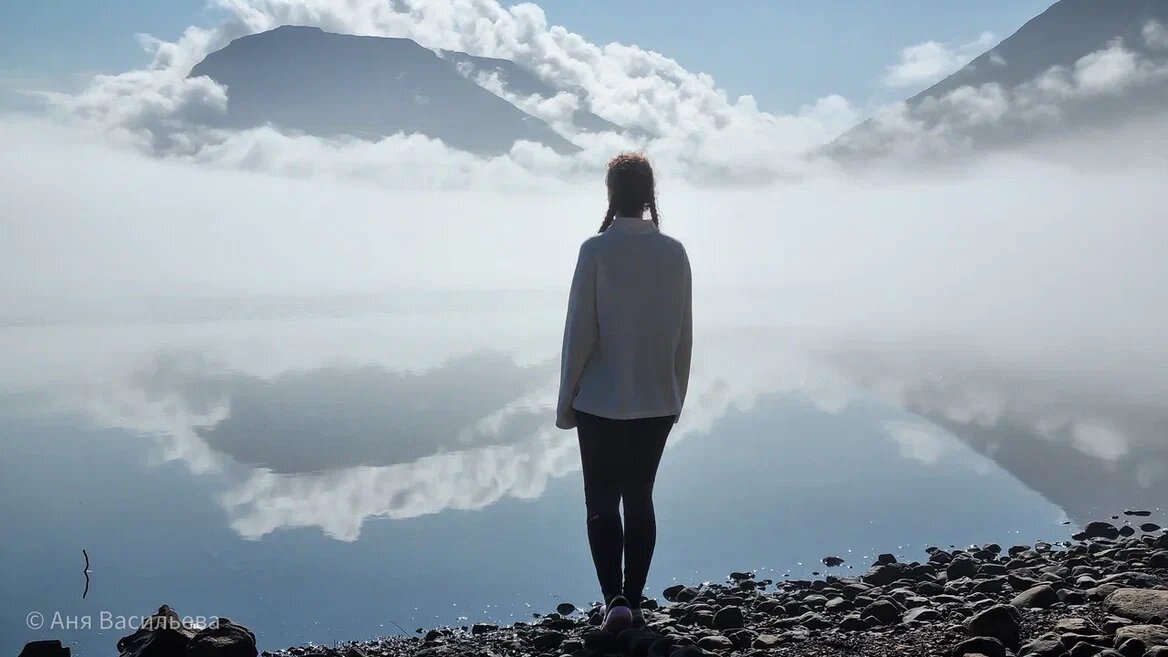 Облака опускаются прямо к ногам путешественников