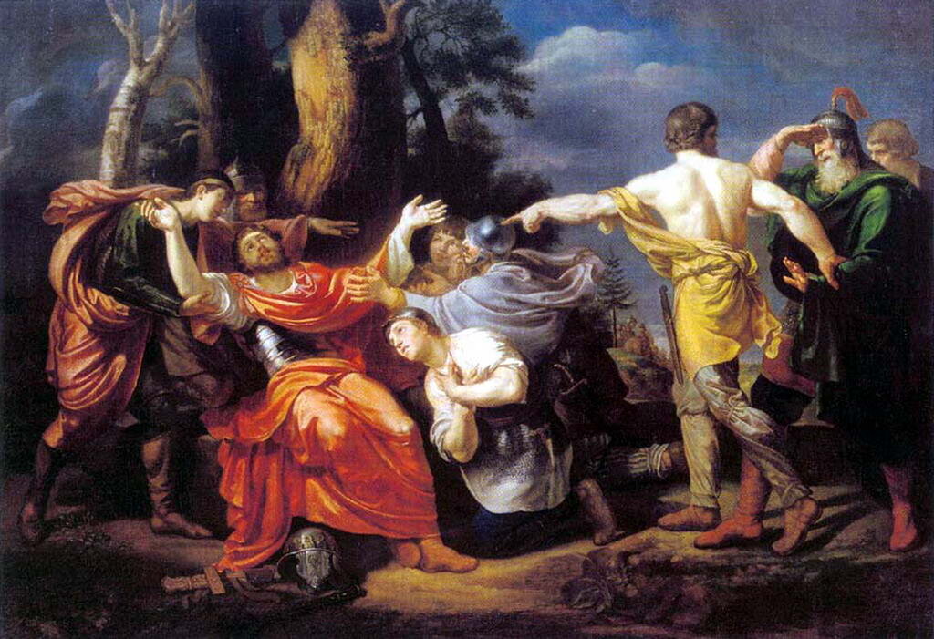 «Дмитрий Донской на Куликовом поле». 1805 г. Взято из свободного доступа в сети "Интернет".