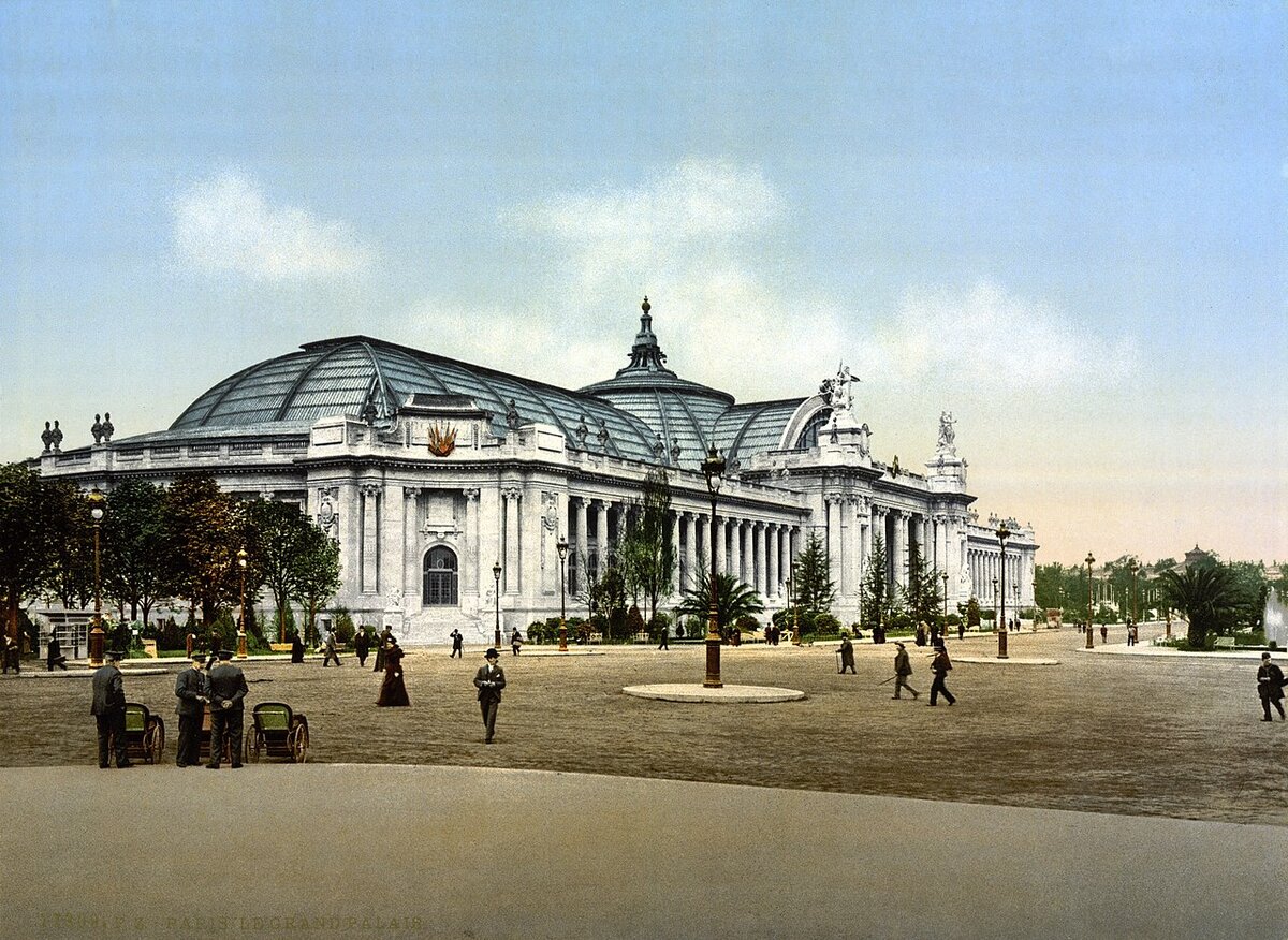 Гран Пале (Большой дворец изящных искусств). Париж, 1900. 