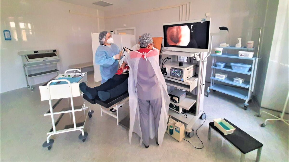    Пыть-яхцев обследуют на болезни лёгких на новом бронхоскопе