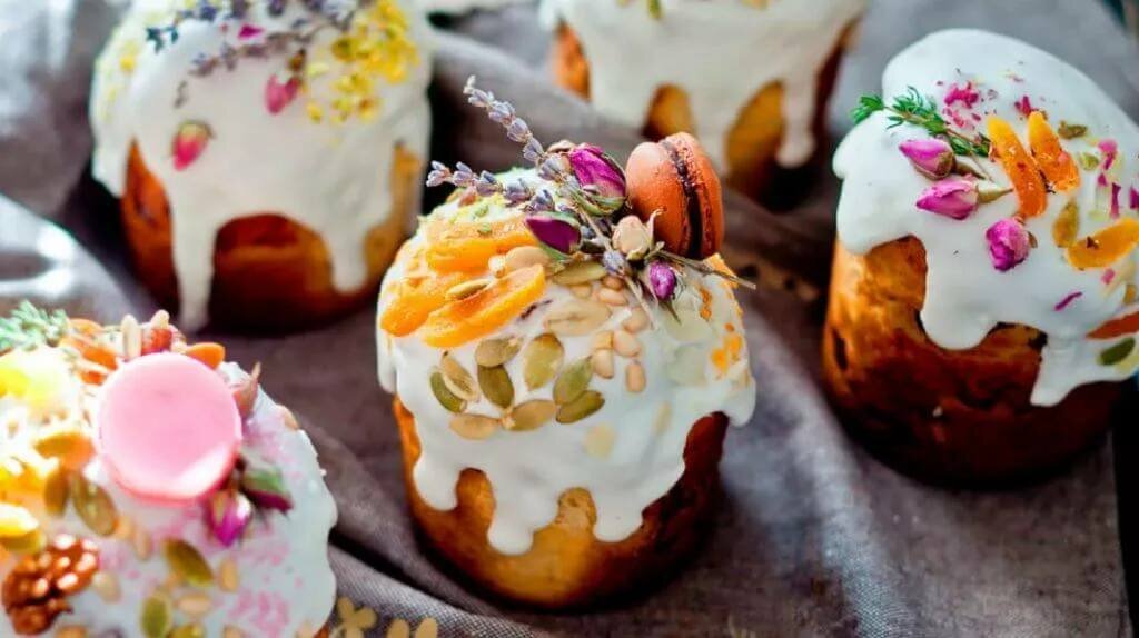 Стильные пасхальные куличи