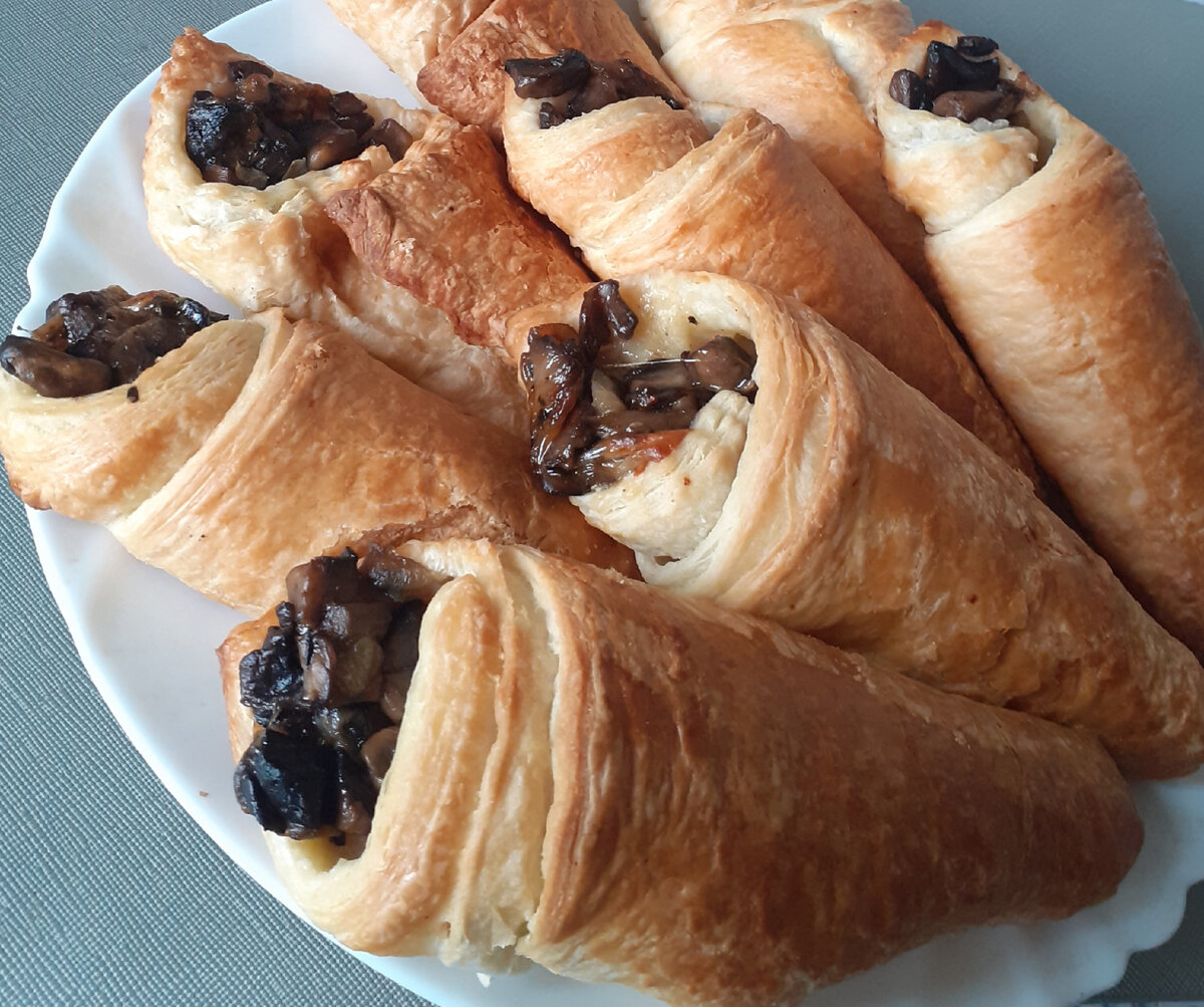 Кулёчки с грибами
