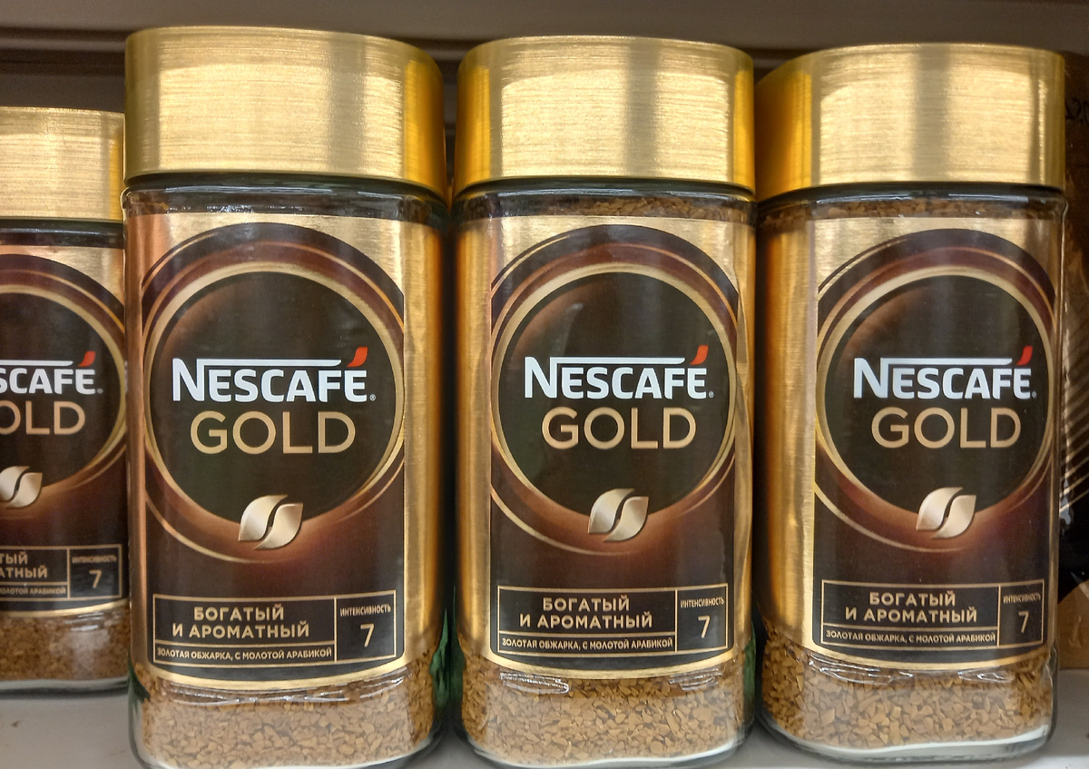 Кофе «Nescafe Gold» (фото автора) 
