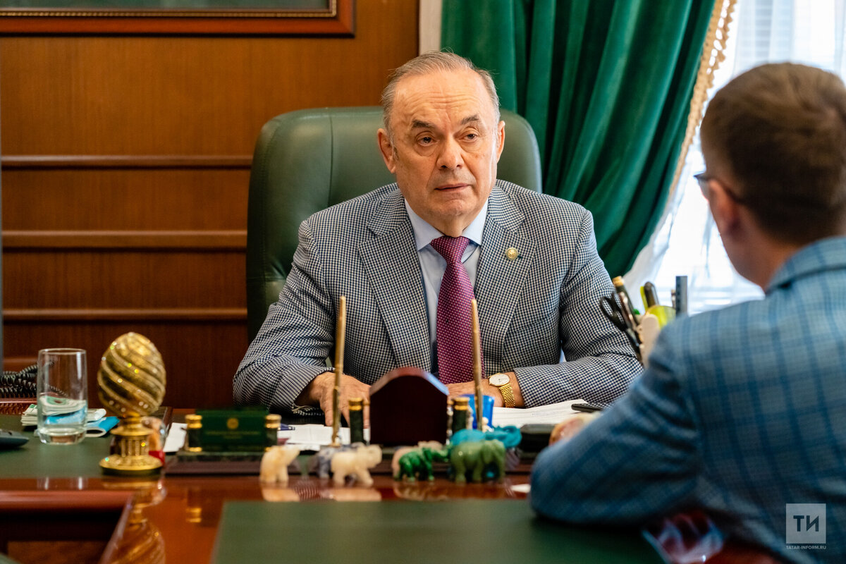 Экзам Губайдуллин: «В селе с момента рождения человека и до его похорон все заботы ложатся на плечи глав поселений». Фото: © Салават Камалетдинов / «Татар-информ»