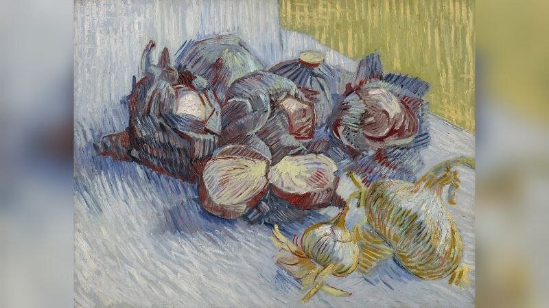 Винсент Ван Гог - "Красная капуста и чеснок", 1887 г.