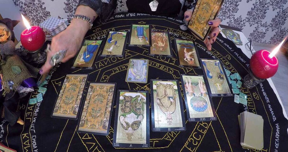 Процесс гадания по Скайпу.