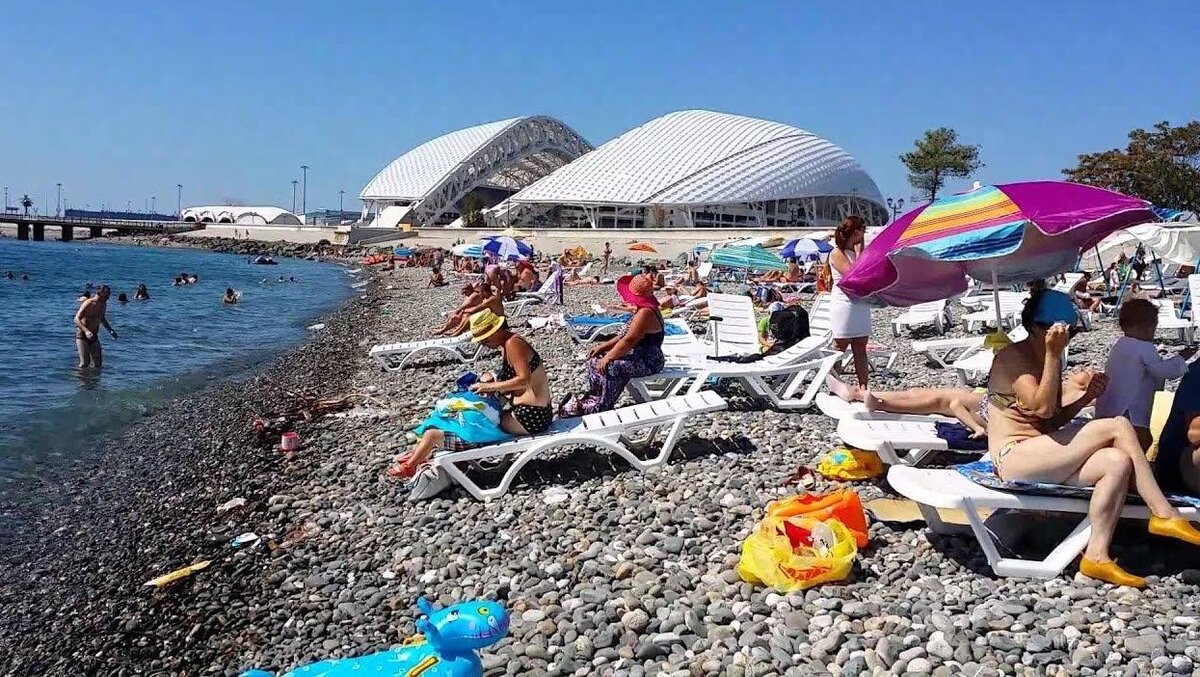 Пляжи в адлере отзывы