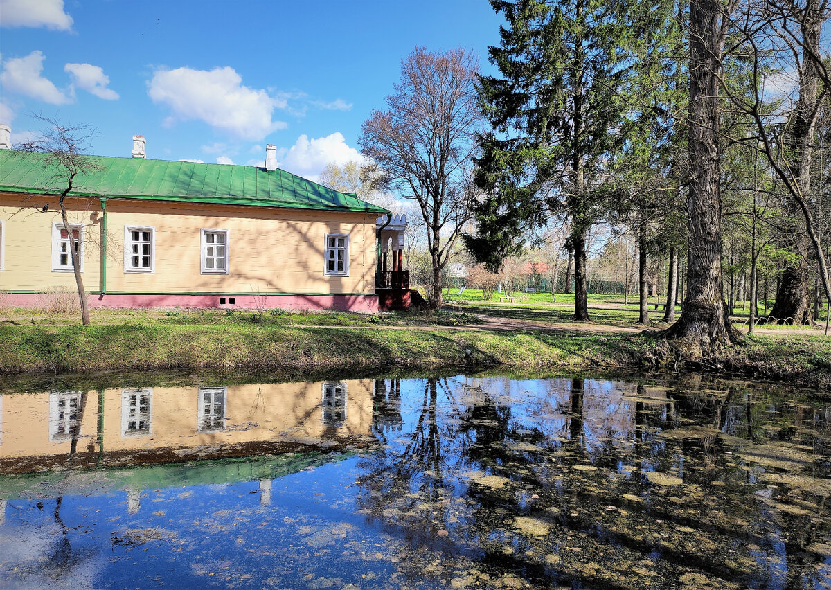 " ...и пруд, больше похожий на аквариум"  