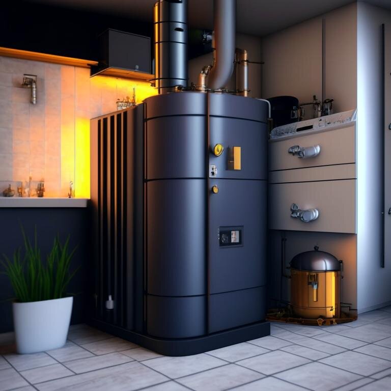 Газовый котёл отопления частного дома