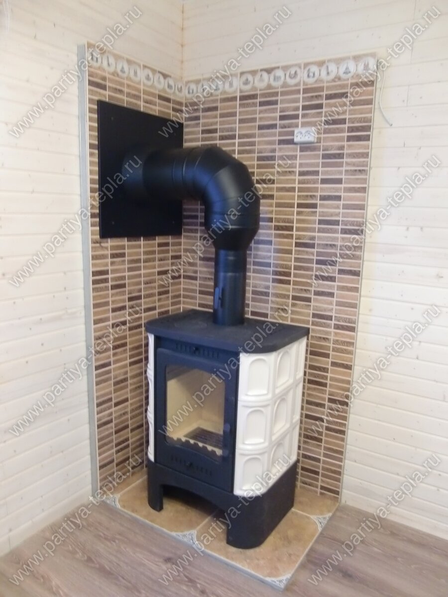 Монтаж отопительной печи Бавария под ключ (фото отчет)