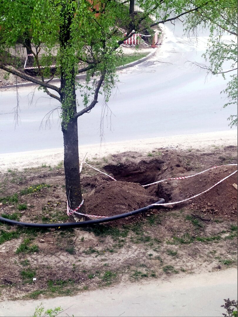Постоянно лазали в эту яму.