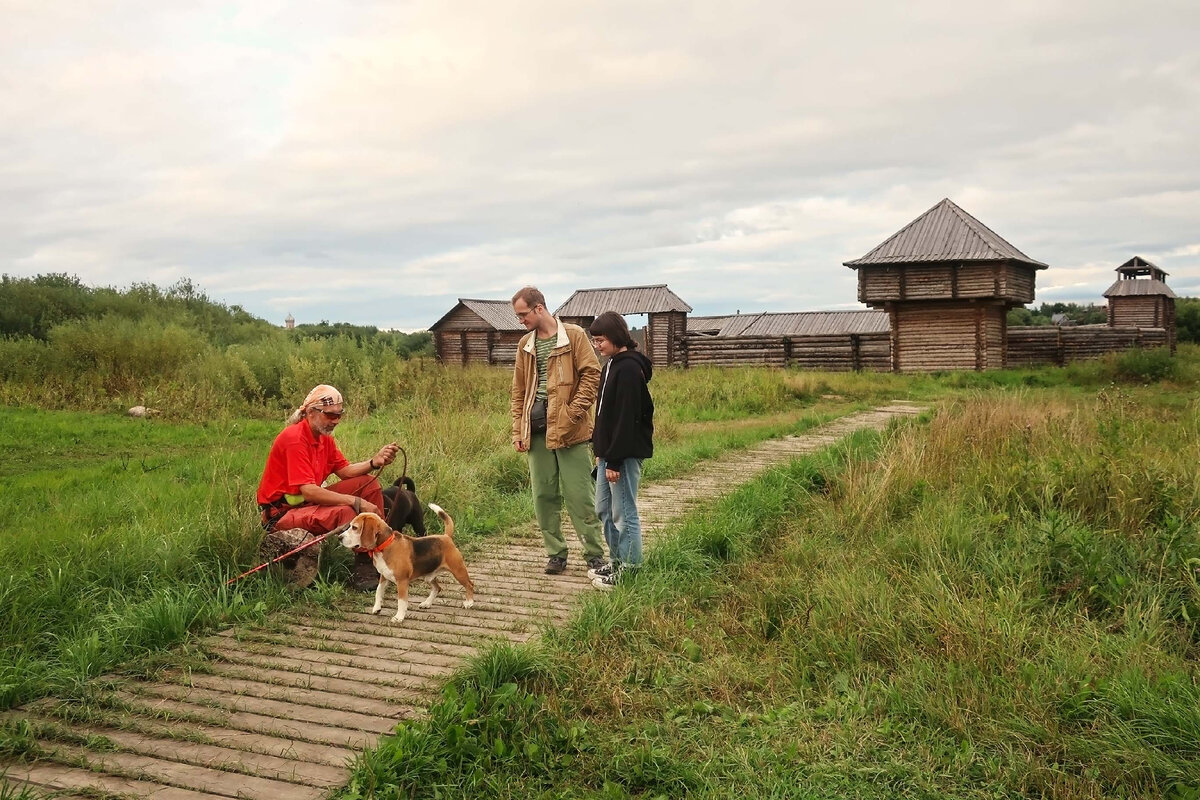 Деревянная крепость – декорации для съемок сериала «Рюриковичи»