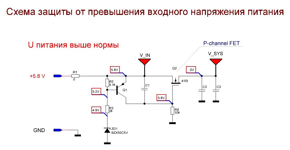 Повысить напряжение питания