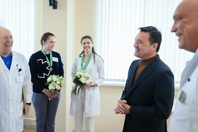    Губернатор Подмосковья Андрей Воробьев ©телеграм-канал Андрея Воробьева