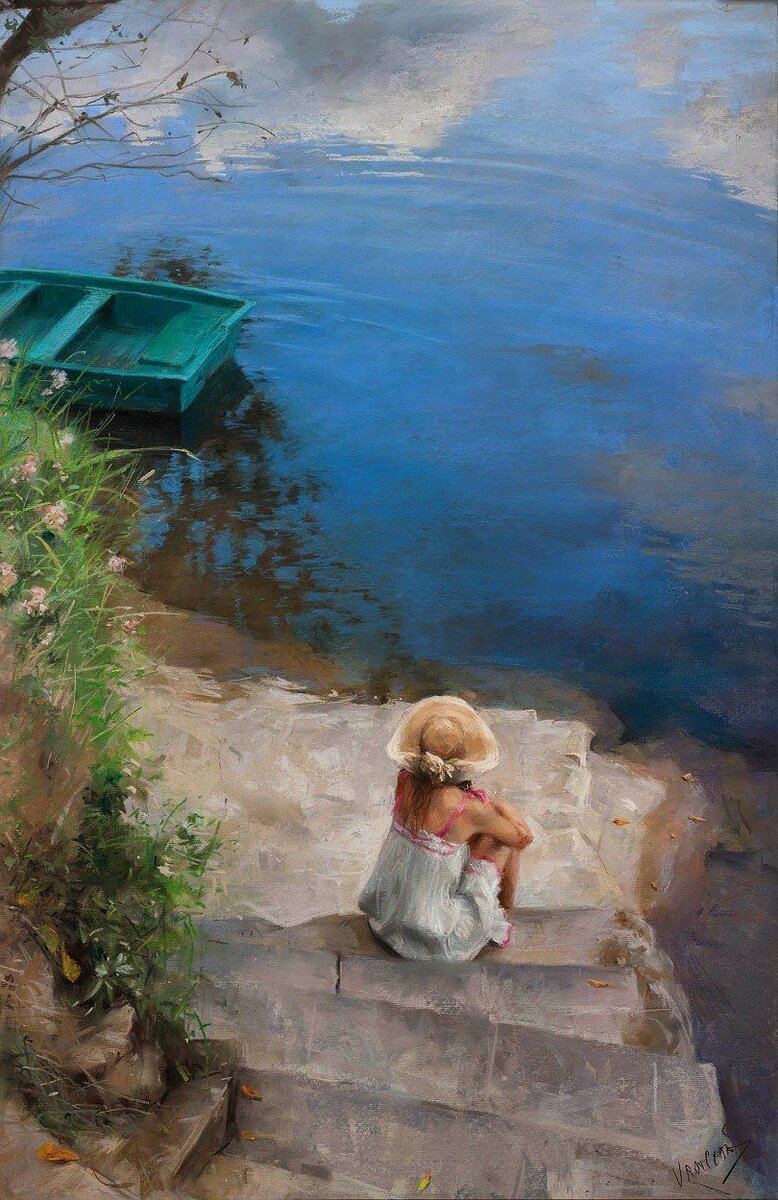 Висент Ромеро Редондо, пастель 