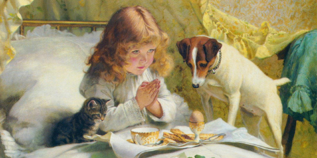 Очаровательные картины детей и домашних питомцев Чарльза Бертона Барбера