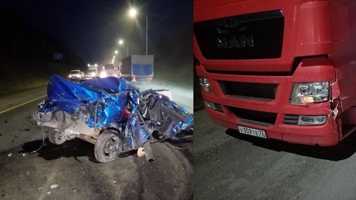     По данным подписчиков паблика «Типичный Тобольск», 15 мая на трассе Тюмень – ХМАО произошло смертельное ДТП. Автомобиль «Рено Логан» выехал на встречную полосу, произошло столкновение с большегрузом «МАН».