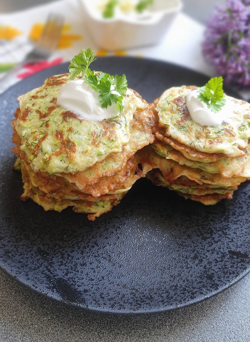 Оладьи из кабачковой икры