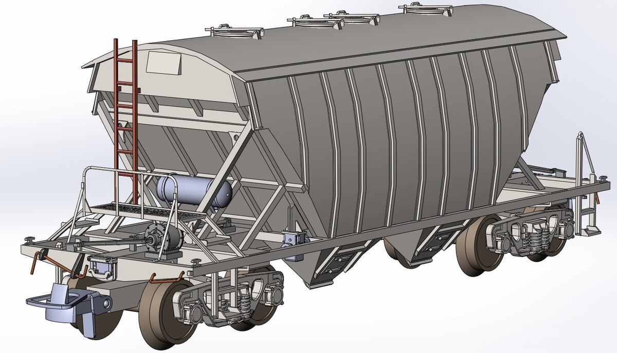 3D модель вагона 19-1217 Дмитрия Агапкина