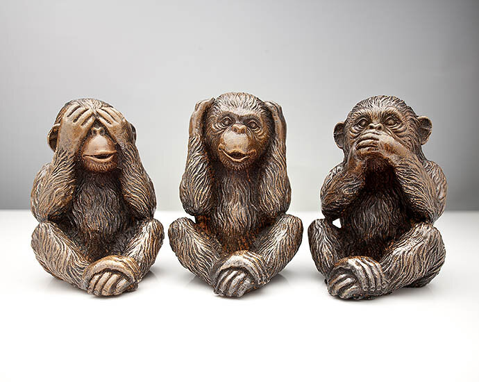 Три обезьяны. Ничего не вижу ничего не слышу. Три обезьянки. Три обезьяны. Обезьяны ничего не вижу.