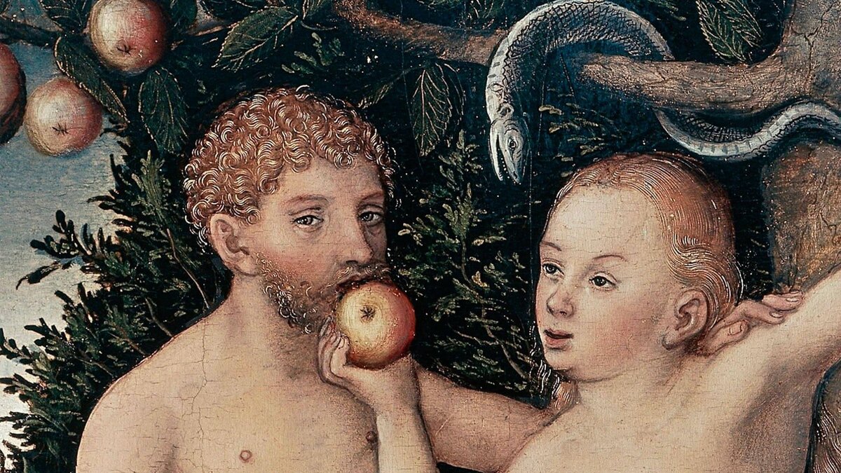 Ням! (Лукас Кранах, «Адам и Ева», 1538 г.)