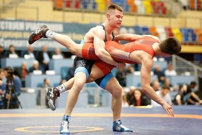    Сборная Московской области заняла третье общекомандное место по греко‑римской борьбе © Пресс-служба Министерства физической культуры и спорта Московской области
