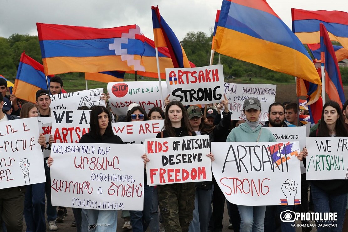 Установка КПП в Лачинском коридоре новый Геноцид армянского народа со стороны бакинского режима. Мириться с этим нельзя. Фото. Видео