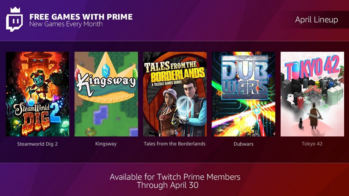 Пять бесплатных игр для подписчиков Twitch Prime в апреле | Indie world |  Дзен