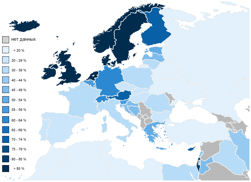 Население стран европы карта. Процент владения английским языком в странах Европы. Карта распространения английского языка в Европе. Англоязычные страны Европы. Страны Европы по знанию английского языка.