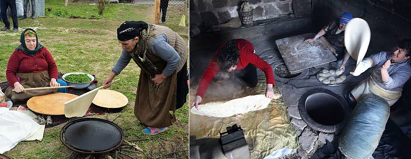 Слева лаваш по-азербайджански, справа – по-армянски (фото с сайта ich.unesco.org)