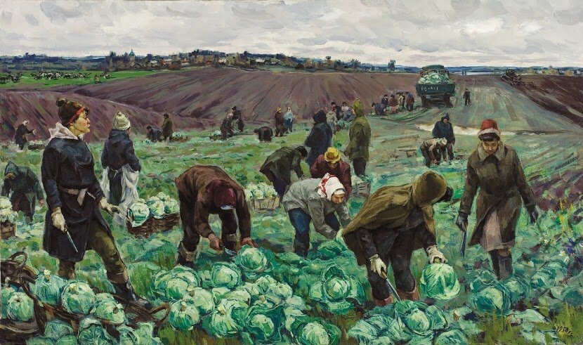 На капусте. http://www.hohmodrom.ru/