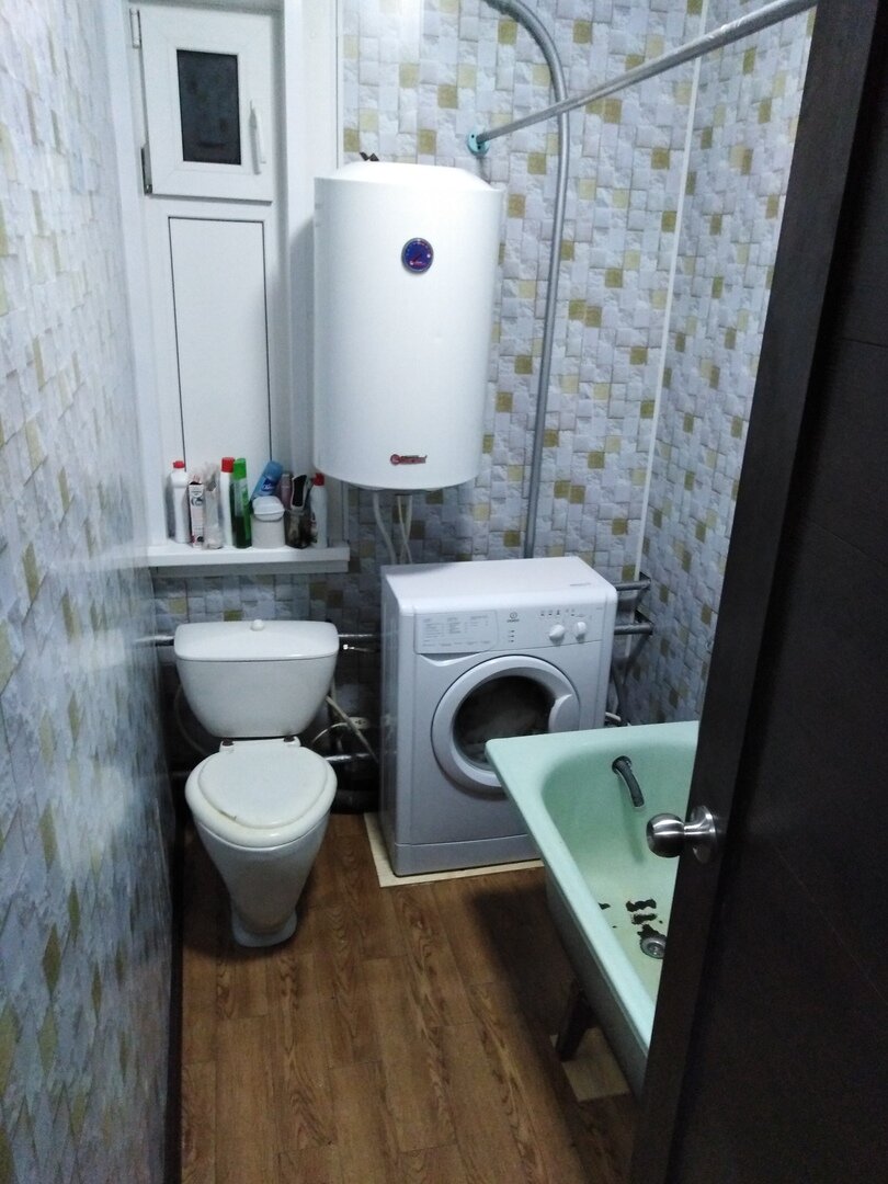 Ванная комната, после ремонта.