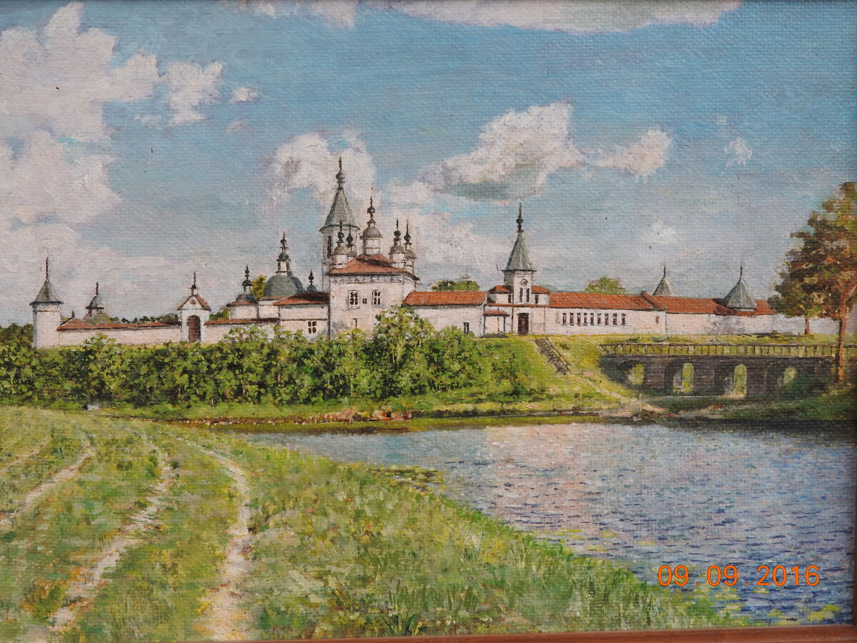 Вид монастыря, 19 век