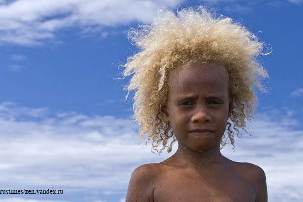 Удивительный контраст особенно заметен у детей