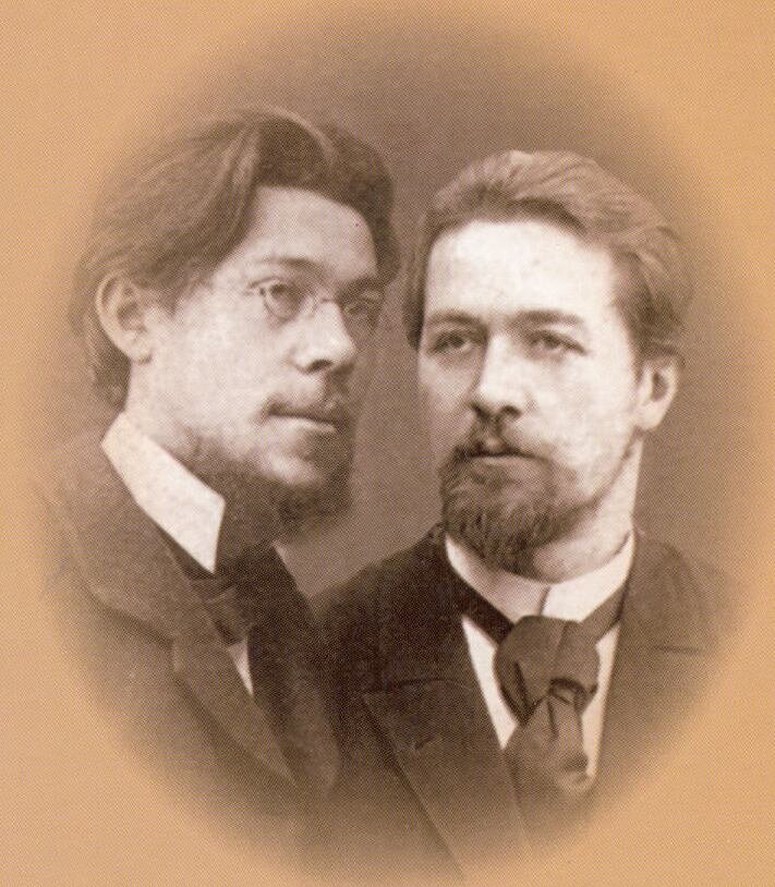 Братья Александр и Антон Чеховы