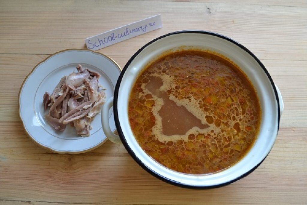 Как приготовить Сытный суп харчо из свинины