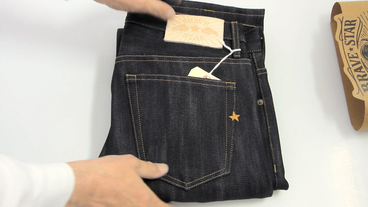 джинсы selvedge Brave Star 22oz.