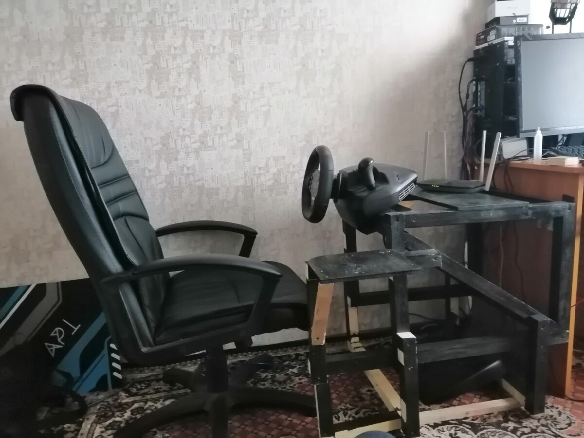 кресло автосимулятор своими руками