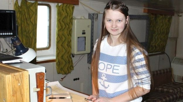 Марина Мигунова (фото из архива) теперь учёная в российском флоте